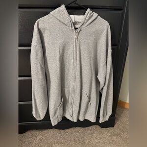 Men's Gray Hoodie Sweater